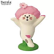【DECOLE】concombre 悠閒花宴  櫻花跳舞貓
