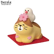 【DECOLE】concombre 悠閒花宴 晒太陽貓 櫻花和文鳥