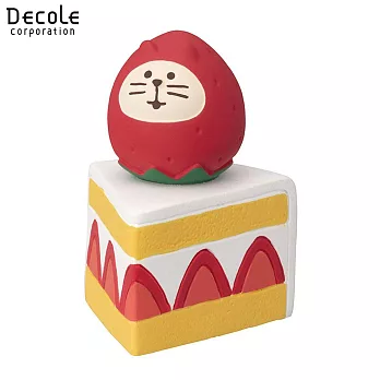 【DECOLE】concombre 洋果子 豪華草莓祭  草莓達摩的戚風蛋糕