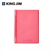 【KING JIM】CHEERS! 霓虹色雙扣環式筆記本 A5  紅色