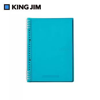 【KING JIM】CHEERS! 霓虹色雙扣環式筆記本 A5  綠色