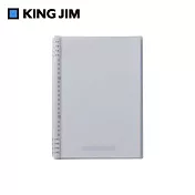【KING JIM】CHEERS! 霓虹色雙扣環式筆記本 A5  白色