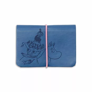 【HIGHTIDE】MOOMIN 卡片收納夾II ‧ 藍色
