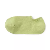 【MUJI 無印良品】女棉混淺口直角襪23-25cm 淺綠