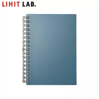 LIHIT LAB N-2671 A6網點活頁筆記本(MUTUAL) 石板藍