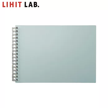 LIHIT LAB N-2675 A5E橫式網點活頁筆記本(MUTUAL) 淺藍色