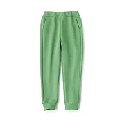 【MUJI 無印良品】兒童二重織休閒褲 110 綠色