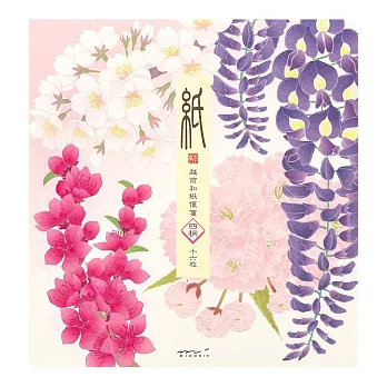 MIDORI JAPANWORKS日本名藝系列(春季) 便箋-春之花木4款