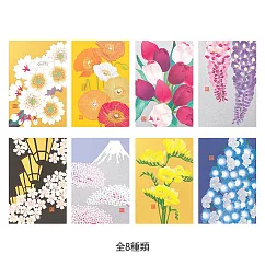 MIDORI JAPANWORKS日本名藝系列(春季)明信片組─ 春季風情8款