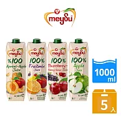 【Meysu】美愫 100%果汁 1000mlx 5入；任選