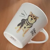 【小倉陶器】日本美濃燒 可愛狗狗陶瓷馬克杯300ml ‧ 柴犬