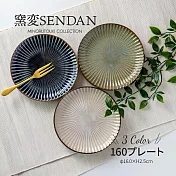 【Minoru陶器】Sendan窯變陶瓷淺盤16cm ‧ 象牙白