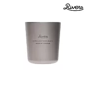RIVERS / ULTRA LIGHT雙層鈦金屬露營杯(W) 360ml 鈦色
