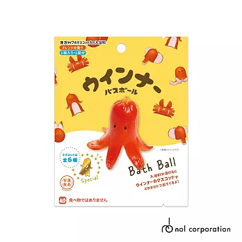 日本NOL-美味小香腸入浴球(泡澡球)-1入(綠茶香味/洗澡玩具/交換禮物)