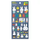 【日本正版授權】米飛兔 透明貼紙 貼紙/手帳貼/裝飾貼紙 Miffy/米菲兔