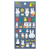【日本正版授權】米飛兔 透明貼紙 貼紙/手帳貼/裝飾貼紙 Miffy/米菲兔
