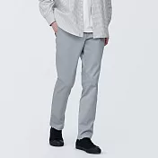 【MUJI 無印良品】男有機棉混彈性綾織合身褲73 灰色