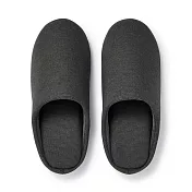 【MUJI 無印良品】棉平織室內拖鞋/XL深灰