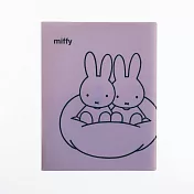 【Green Flash】Miffy米飛兔系列 6層資料夾A4 ‧ 紫色