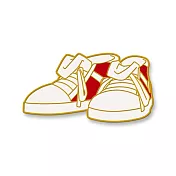 名偵探柯南-造型徽章-增強踢力球鞋 紅色