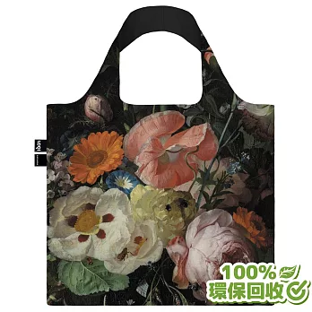 LOQI 環保材質春捲包/購物袋│瑞秋·魯伊希 花卉靜物(無扣帶、暗袋)
