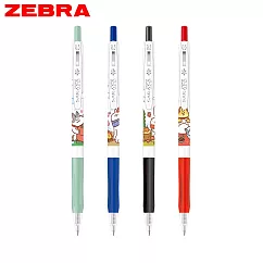 ZEBRA限量冬季動物風 SARASA CLIP鋼珠筆0.5 (4色1包)