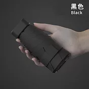 【好拾選物】UPF50+ 迷你折疊傘/黑膠遮陽傘/防曬/輕量 -黑色