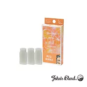 日本John’s Blend 車用夾式造型擴香盒補充包(3片/盒) 橙麝香