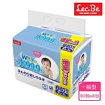 日本LEC 純水99.9%濕紙巾80抽x8包入
