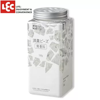日本LEC 水晶顆粒消臭劑330g美型角柱無香