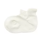 【MUJI 無印良品】幼兒棉混淺口直角襪11-15cm 柔白