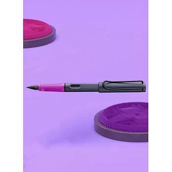 LAMY 鋼筆 / SAFARI狩獵者系列 限量色20周年紀念款(單入雙色筆套禮盒) - 筆尖-EF PINK CLIFF 懸岩粉紅