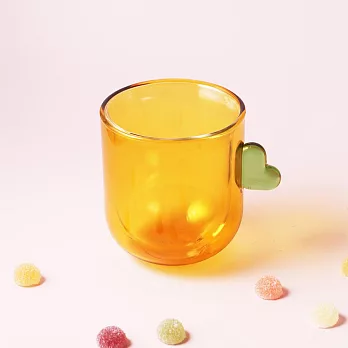 好玻GOODGLAS | Candy Mug拼接雙層玻璃杯-檸檬L