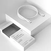 Allite 1.5 M 液態矽膠充電線|USB-C to USB-C 經典白