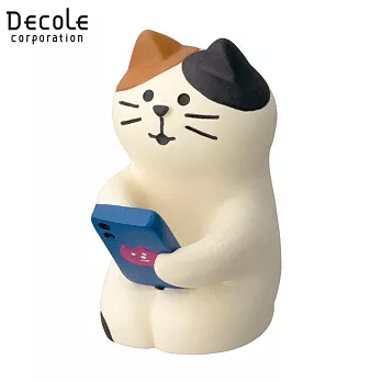 【DECOLE】concombre 純喫茶  滑手機貓貓
