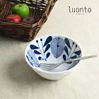【Yamani】美濃燒｜Luonto北歐花羽 陶瓷 小缽碗11cm