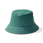 【MUJI 無印良品】撥水加工附防水膠條平頂有簷帽 深綠