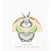 【 Dear Hancock 】Spec-taco-lar Birthday 生日卡 #gc_749
