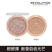 【MAKEUP REVOLUTION】一抹羞澀打亮盤6.5g (玫瑰金)