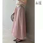 【衣途】法式高腰鬆緊A字裙(KDSY-B726) M 粉色