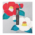 MIDORI JAPANWORKS日本名藝系列(冬季) 便箋-絹印紅白山茶花