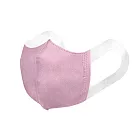 順易利- 兒童3D立體醫用寬耳帶口罩-50片/盒(寬版耳帶 無鼻樑壓條)多款可選 (粉色)