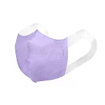 順易利- 兒童3D立體醫用寬耳帶口罩-50片/盒(寬版耳帶 無鼻樑壓條)多款可選 (紫色)