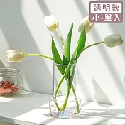 【好拾選物】北歐高雅輕奢玻璃花瓶 小 -透明款