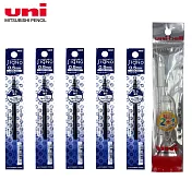 (5芯送限量筆桿)UNI UMR-1鋼珠筆替芯0.5 深藍