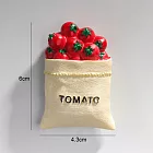 【Ma-Club】美式復古 Diy 超酷冰箱貼  番茄布袋(含磁鐵)