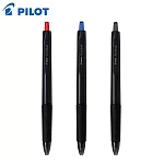 (3色1包)PILOT輕油筆 0.7 黑桿 黑+藍+紅
