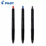 (3色1包)PILOT輕油筆 0.7 黑桿 黑+藍+紅