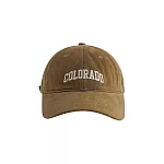 Colorado復古棒球帽 英文刺繡鴨舌帽(多色可選) 淺卡其