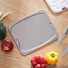 【鈦安純鈦餐具 TiANN】專利萬用鈦砧板 切菜板 露營砧板 烘焙烤盤 - 中砧板